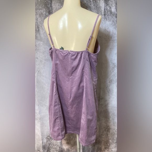 Wild Fable sleeveless mini corduroy dress Dark Mauve large - Picture 3 of 7